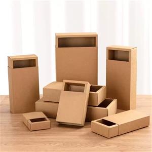 Colored kraft paper boxes can be customized